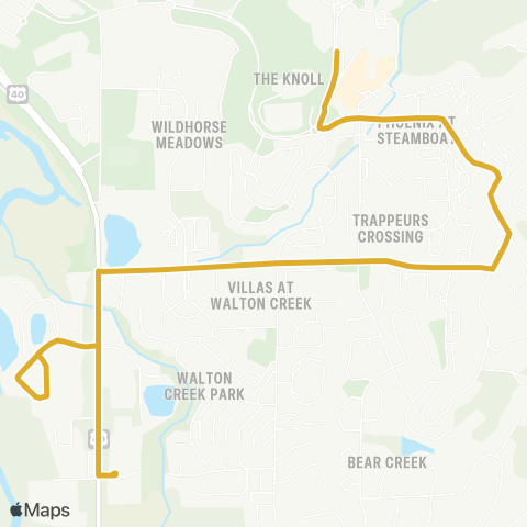 SST Orange Line map