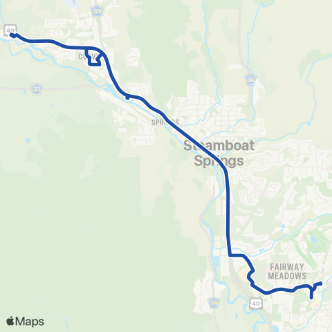 SST Blue Line map