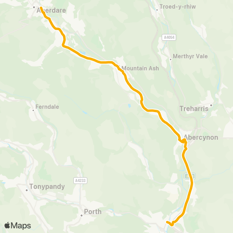 Stagecoach South Wales  map