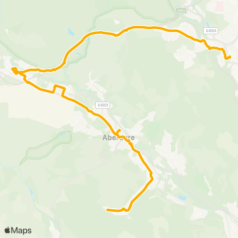 Stagecoach South Wales  map