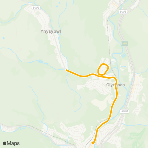 Stagecoach South Wales  map