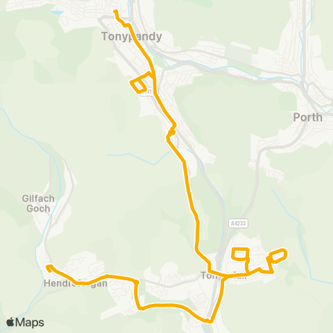 Stagecoach South Wales  map