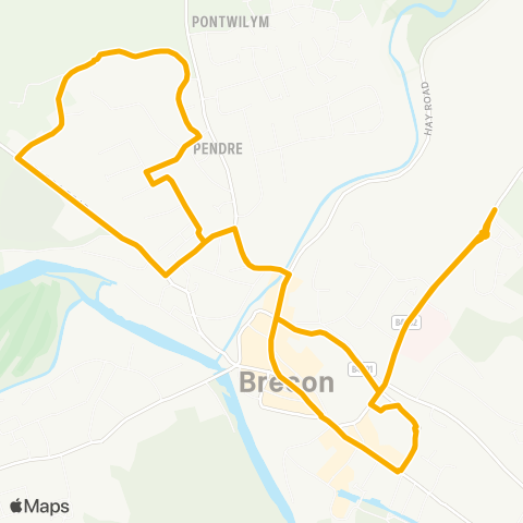 Stagecoach South Wales  map