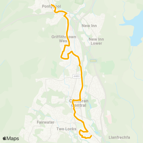 Stagecoach South Wales  map