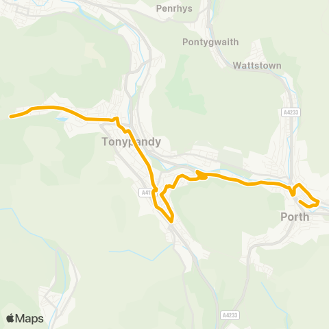 Stagecoach South Wales  map