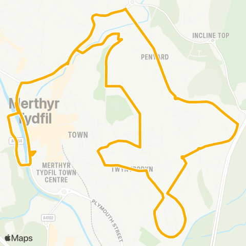 Stagecoach South Wales  map