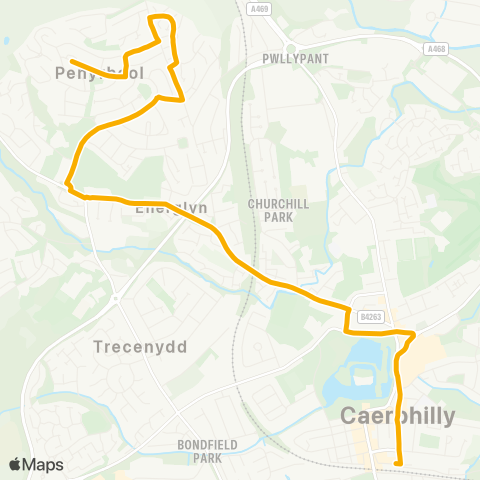 Stagecoach South Wales  map