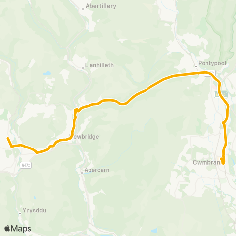 Stagecoach South Wales  map