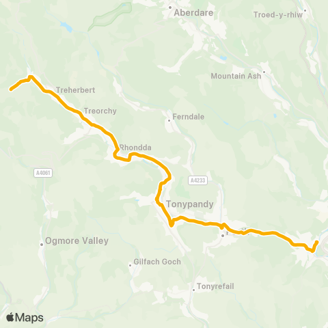 Stagecoach South Wales  map