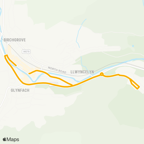 Stagecoach South Wales  map