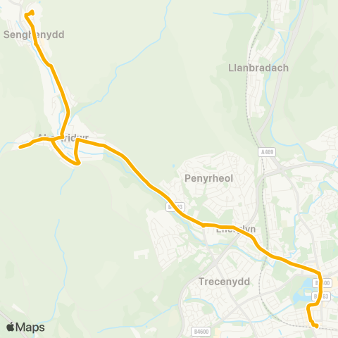 Stagecoach South Wales  map