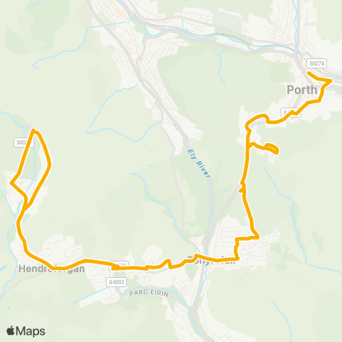 Stagecoach South Wales  map