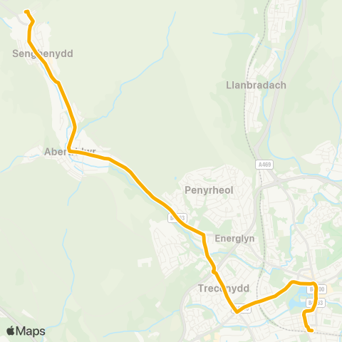 Stagecoach South Wales  map