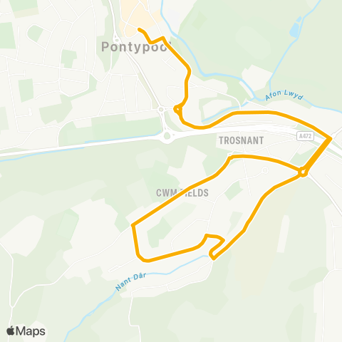 Stagecoach South Wales  map