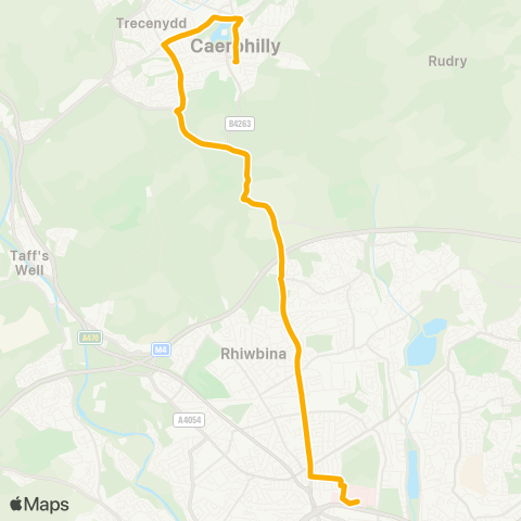 Stagecoach South Wales  map