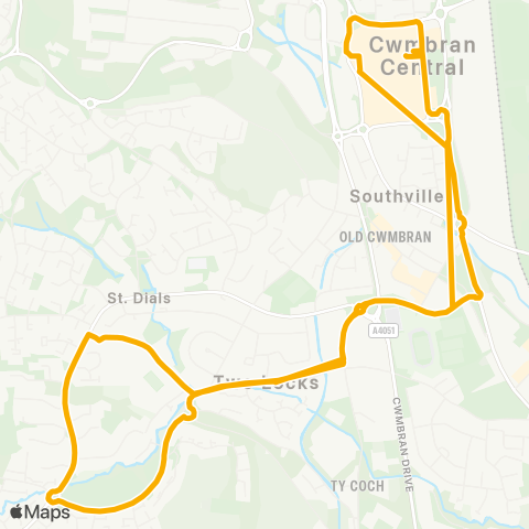 Stagecoach South Wales  map