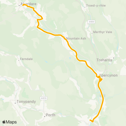 Stagecoach South Wales  map