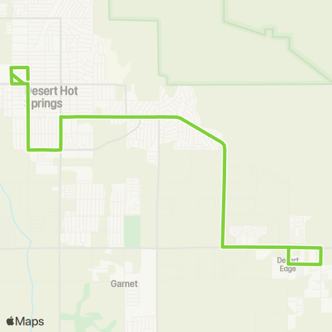 SunLine Route 3 map