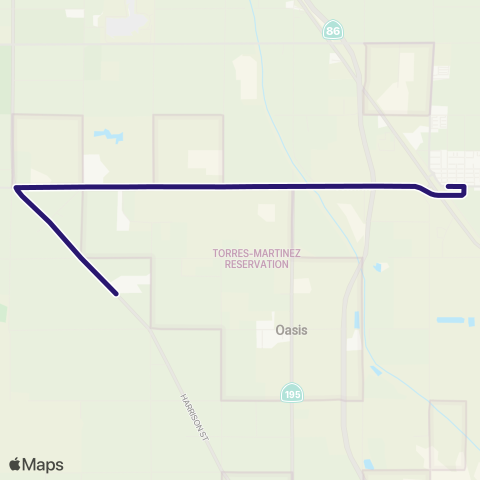 SunLine Route 9 map