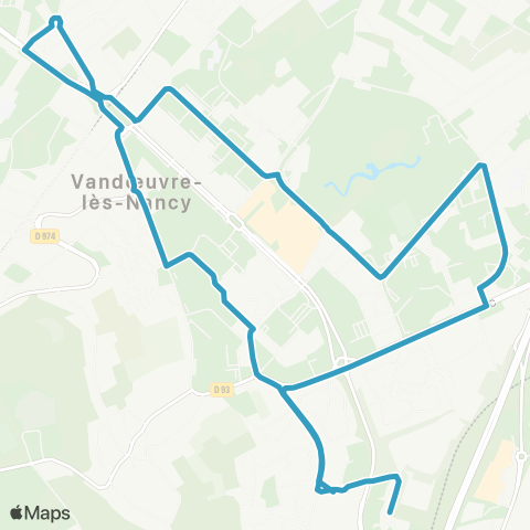 STAN Citadine Vandoeuvre map