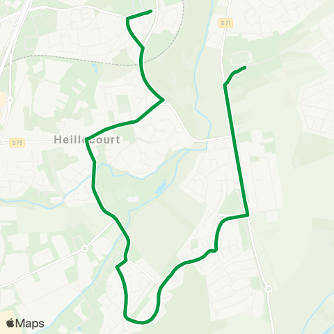 Stan Scolaires Jarville Léon Songeur ↔︎ Heillecourt Montaigu map