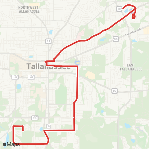 StarMetro Gulf map