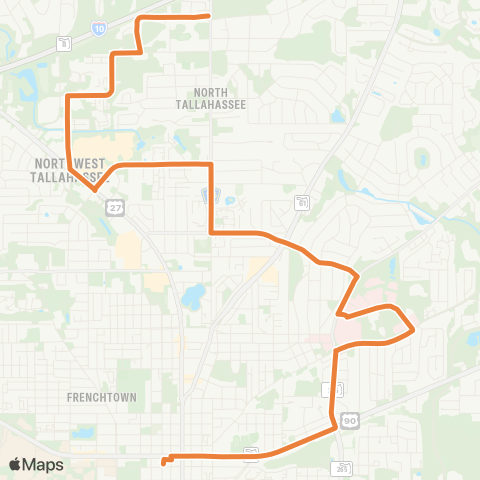 StarMetro San Luis map