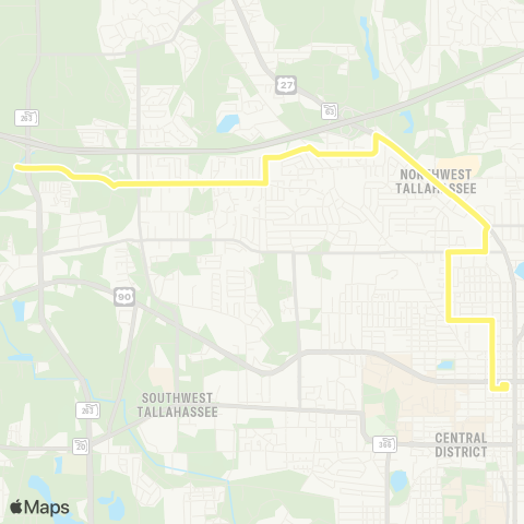 StarMetro Hartsfield map