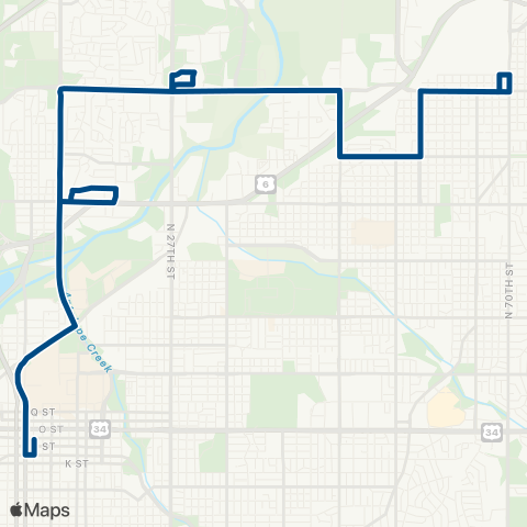 StarTran Havelock map