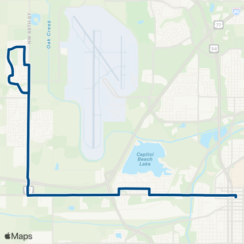 StarTran Arnold Heights map