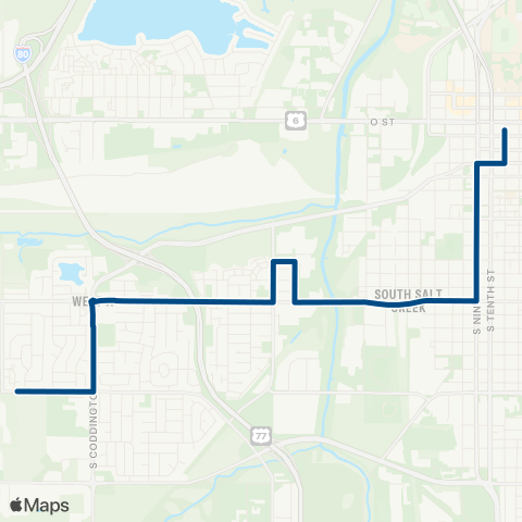 StarTran West A map