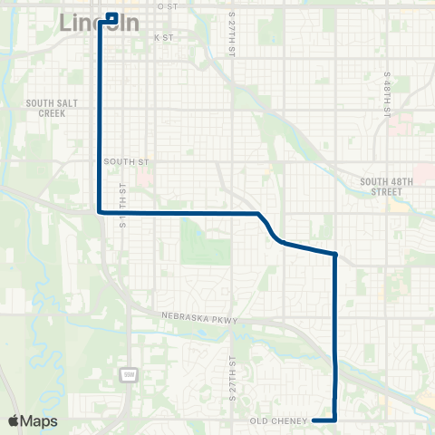 StarTran Sheridan map