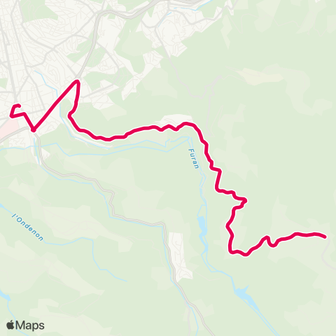 STAS Bellevue ↔︎ Rochetaillee / la Barbanche map