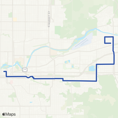 Spokane Transit East Central / Millwood map