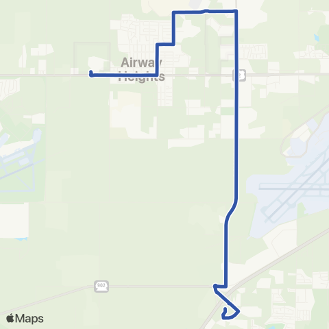 Spokane Transit Hayford map