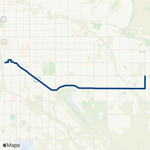 Sun Tran Golf Links-Downtown map