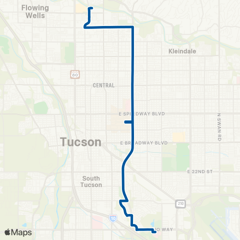 Sun Tran Campbell Ave map