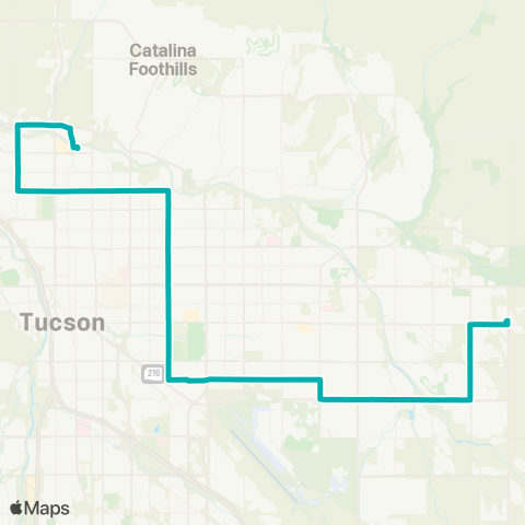 Sun Tran Country Club / 29th St. map