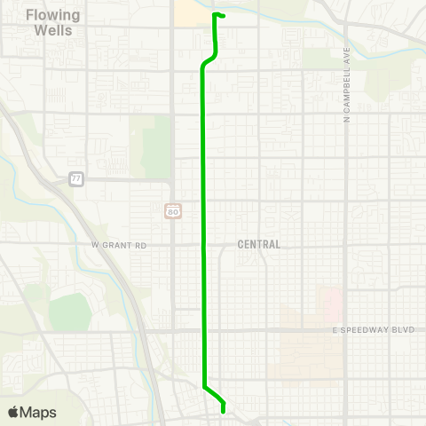 Sun Tran Stone Ave map