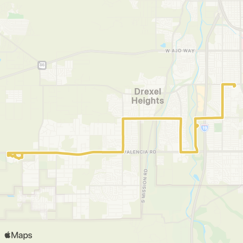 Sun Tran Midvale Park map