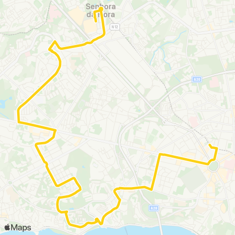 STCP Boavista - Norteshopping map