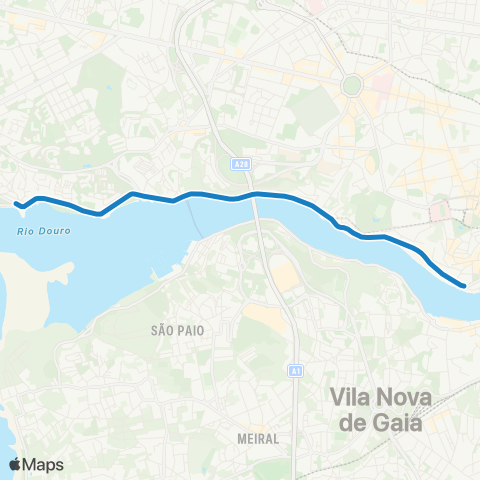 STCP Infante - Passeio Alegre map