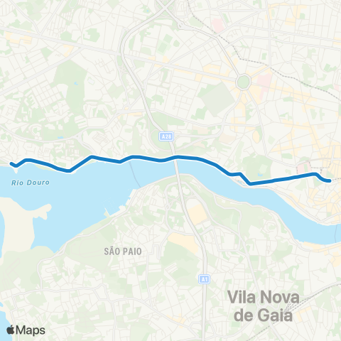 STCP Clérigos - Passeio Alegre map