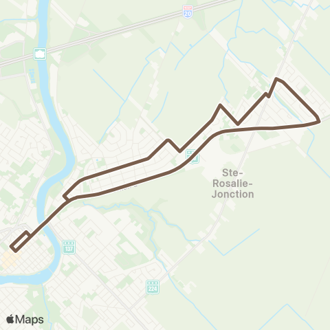 Ville de Saint-Hyacinthe L'Assomption / Sainte-Rosalie map