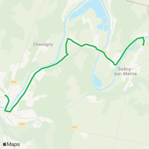 Brie et 2 Morin Mairie↔︎Gare de la Ferté-sous-Jouarre (Quai I) map