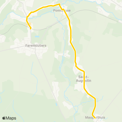 Brie et 2 Morin Gare SNCF↔︎Mairie map