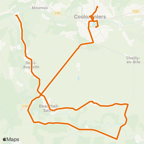 Brie et 2 Morin Paradis↔︎Cité Scolaire map