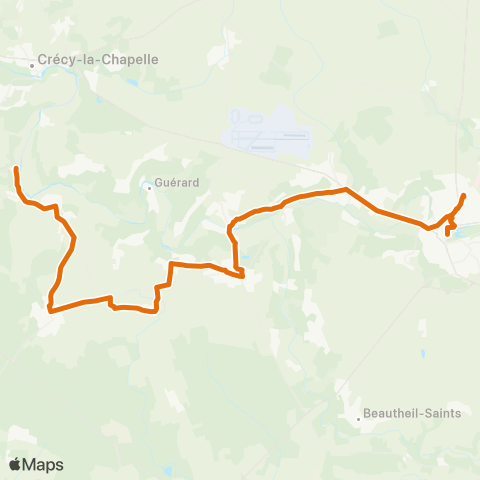 Brie et 2 Morin Lavoir↔︎Cité Scolaire map