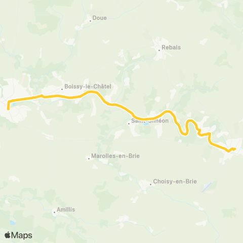 Brie et 2 Morin Coulommiers - la Ferté Gaucher Centre map