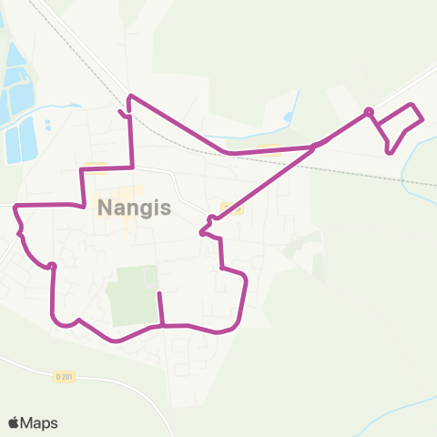 Provinois - Brie et Seine Gare SNCF / Nangis↔︎Gare SNCF / Nangis map